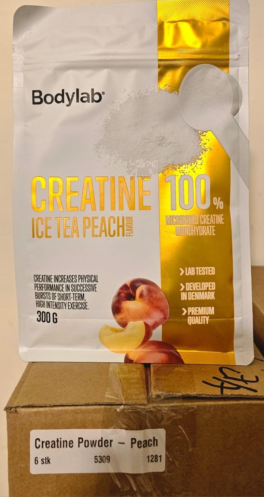 Bodylab Creatine Ice Tea Peach Flavor 300 g