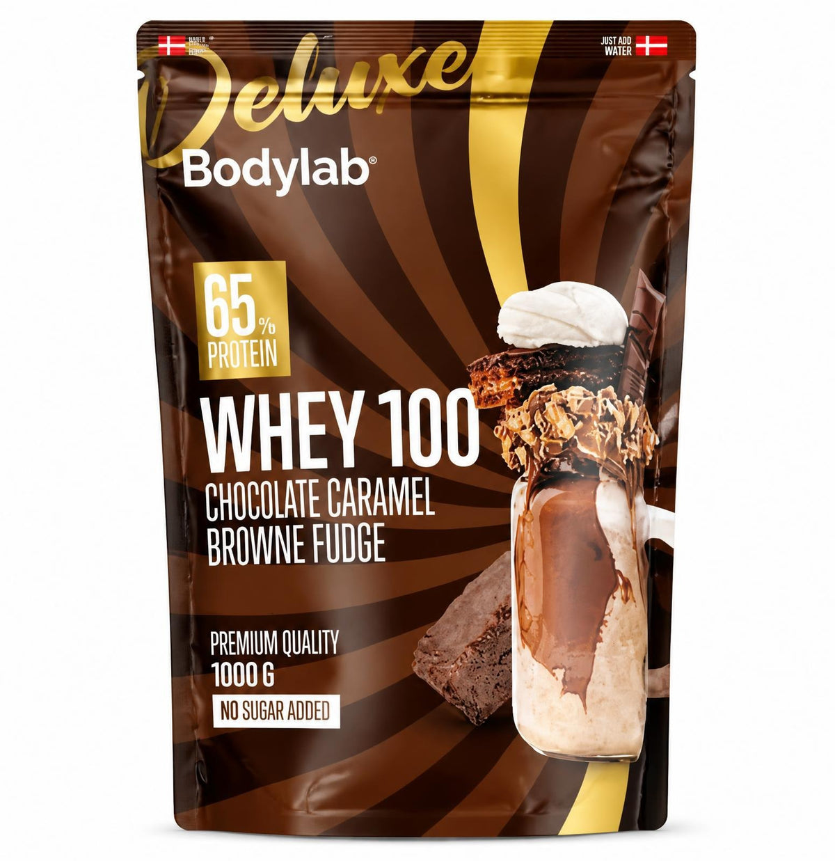 Bodylab Deluxe Whey 100 Chocolate Caramel Brownie Fudge 1000 g